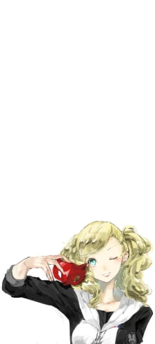 かわいい高巻 杏(たかまき あん) / ペルソナ5 / ファンアートのAndroid用のスマホ壁紙