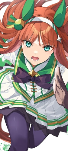 猛ダッシュするサイレンススズカ / 全力疾走 / ウマ娘プリティーダービー / ファンアート / イラストのAndroid用のスマホ壁紙