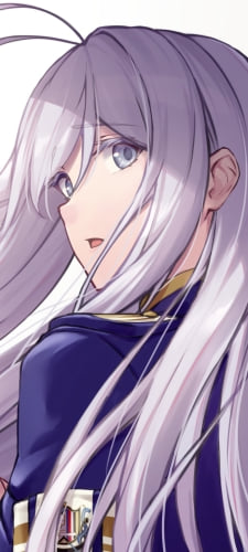 こちらに振り向くヴラディレーナ・ミリーゼ / 青い服 / 86―エイティシックスのAndroid用のスマホ壁紙