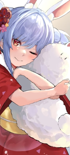 かわいい兎田ぺこら / ぺこーら / バーチャルYouTuber / ホロライブのAndroid用のスマホ壁紙