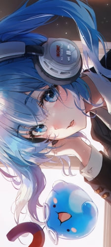 ヘッドセットをつけた可愛いARAHASHI TABI / バーチャルYouTuberのAndroid用のスマホ壁紙