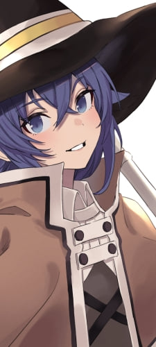 こちらに微笑むロキシー・ミグルディア / 茶色の衣装 / 無職転生のAndroid用のスマホ壁紙