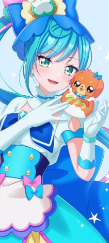 パムパムと芙羽ここね / キュアスパイシー / デリシャスパーティ♡プリキュアのAndroid用のスマホ壁紙