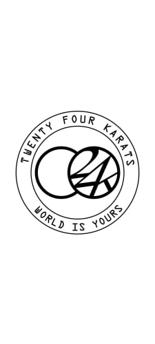 24WORLD Twenty Four Karats World Is Yours 白のAndroid用のスマホ壁紙