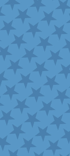 淡い水色の星のロゴのAndroid用のスマホ壁紙