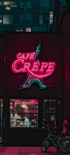 カナダ トロントのバー　CAFE GREPEのAndroid用のスマホ壁紙