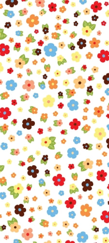 かわいい花の模様・パターンのAndroid用のスマホ壁紙