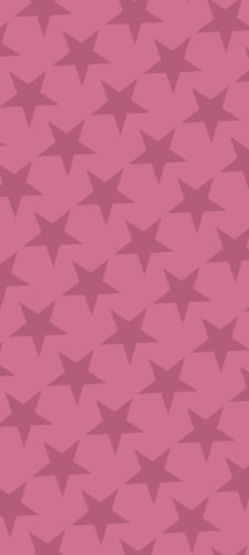 可愛いピンク 2色 星のロゴのAndroid用のスマホ壁紙