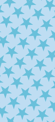 可愛い水色の星 ロゴのAndroid用のスマホ壁紙