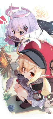 原神 クレー パイモンのAndroid用のスマホ壁紙