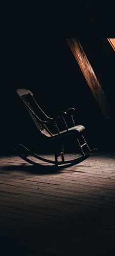 ロッキングチェア 孤独のAndroid用のスマホ壁紙
