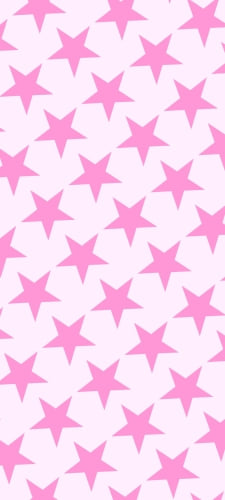 可愛い淡いピンク 星のロゴのAndroid用のスマホ壁紙
