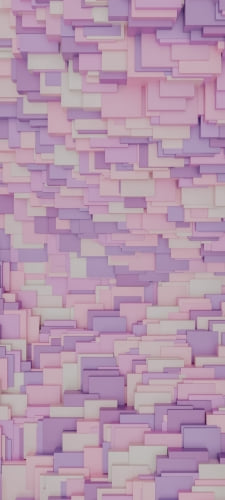 ピンク・紫・白の四角形のAndroid用のスマホ壁紙