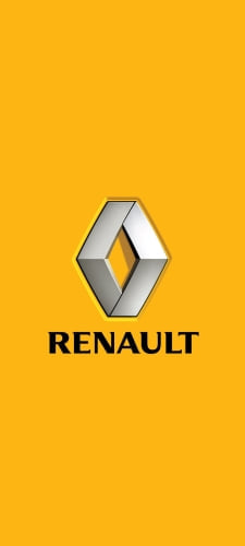 ルノーのロゴ・エンブレムのAndroid用のスマホ壁紙