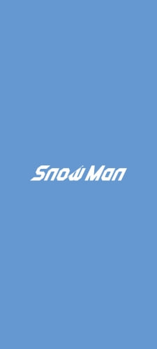 Snow ManのロゴのAndroid用のスマホ壁紙