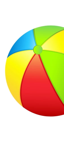 水球 ビーチボールのAndroid用のスマホ壁紙