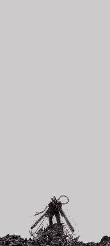 かっこいいチェンソーマン モノクロのAndroid用のスマホ壁紙