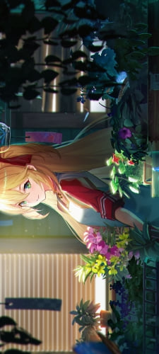 花屋で働くアドミラル・ヒッパー / 重巡洋艦 / アズールレーンのAndroid用のスマホ壁紙