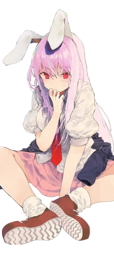 かわいい鈴仙・優曇華院・イナバ / 東方 / ファンアート / イラストのAndroid用のスマホ壁紙