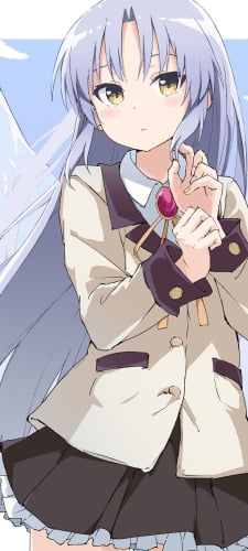 かわいい立華 奏(たちばな かなで) / エンジェル ビーツ! / ファンアート / イラストのAndroid用のスマホ壁紙