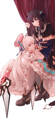 めちゃくちゃ綺麗な光と対立 / ワインレッドのカーテン / アーケアのAndroid用のスマホ壁紙