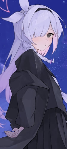 星空とプラナ / ブルーアーカイブのAndroid用のスマホ壁紙