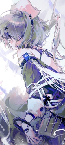 クラゲとウィスパーレイン / アークナイツのAndroid用のスマホ壁紙