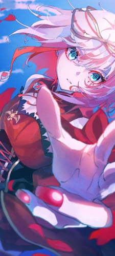 赤い花びらと運命(ムジカート) / タクトオーパスのAndroid用のスマホ壁紙