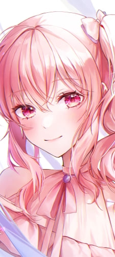 暁山 瑞希 / ピンクの瞳 / プロセカ / プロジェクトセカイ / ファンアート / イラストのAndroid用のスマホ壁紙