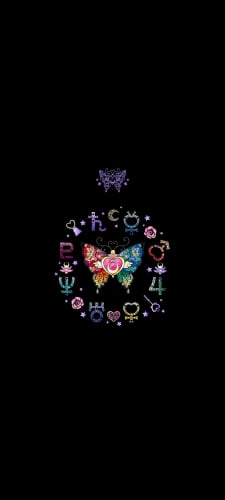 セーラームーン かわいいロゴ アートのAndroid用のスマホ壁紙