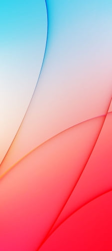 彩度の高い水色とピンクのグラデーション / iPhone 15のAndroid用のスマホ壁紙