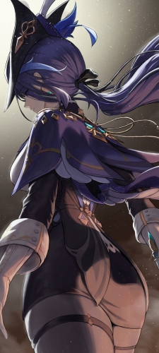 クロリンデの後ろ姿 / 原神のAndroid用のスマホ壁紙