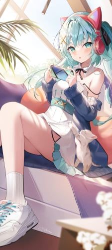 スマホでゲームをするファルザン / 原神のAndroid用のスマホ壁紙