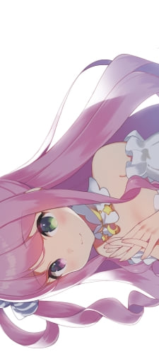 両手を合わせて微笑む可愛い姫森ルーナ / ホロライブ / バーチャルYouTuber / VtuberのAndroid用のスマホ壁紙