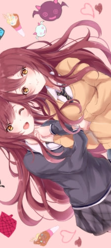 腕を組む可愛い大崎甘奈と大崎甜花 / アイドルマスターシンデレラガールズのAndroid用のスマホ壁紙