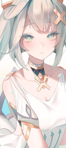 真っ直ぐこちらを見つめる綺麗なファルザン / 原神のAndroid用のスマホ壁紙