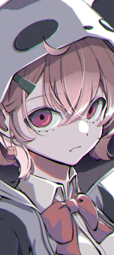 パンダの着ぐるみを着た笹木咲 / にじさんじ / バーチャルYouTuber / VtuberのAndroid用のスマホ壁紙