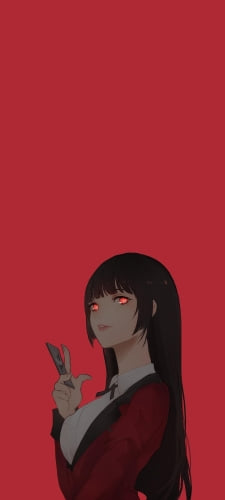 賭ケグルイ / かっこいい蛇喰夢子(じゃばみ ゆめこ)のAndroid用のスマホ壁紙