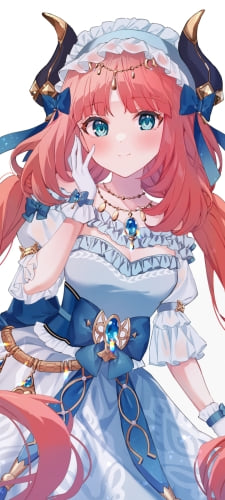 頬を赤らめる可愛いニィロウ / 原神のAndroid用のスマホ壁紙