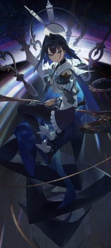 こちらを見るオーロ・クロニー / ホロライブ / バーチャルYouTuber / VtuberのAndroid用のスマホ壁紙