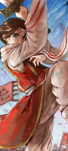 闘う羌瘣（きょうかい） / キングダムのAndroid用のスマホ壁紙