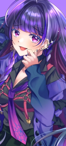狂蘭メロコ / にじさんじ / バーチャルYouTuber / ファンアート / イラストのAndroid用のスマホ壁紙
