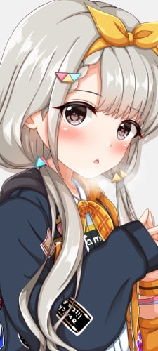 掌を合わせこちらを見つめる久川凪 / アイドルマスターシンデレラガールズ / デレステのAndroid用のスマホ壁紙