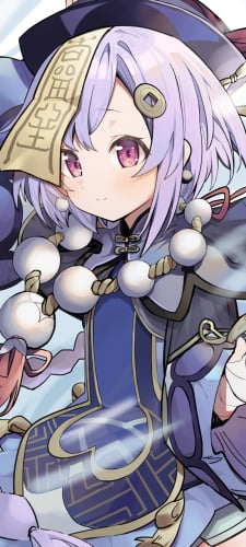 風をまとう七七 / 原神のAndroid用のスマホ壁紙