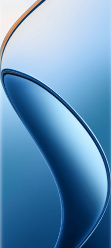 綺麗な光沢のある青色のグラデーションのテクスチャー / Realme 12 Pro+のAndroid用のスマホ壁紙