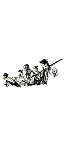 七人の侍 / 黒澤明 / 三船敏郎のAndroid用のスマホ壁紙