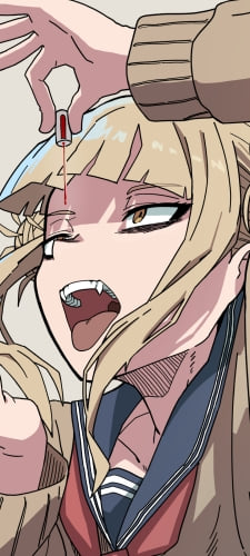 制服を着たトガヒミコ / 僕のヒーローアカデミアのAndroid用のスマホ壁紙