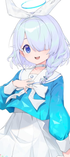 笑顔のアローナ / ブルアカ / ブルーアーカイブのAndroid用のスマホ壁紙