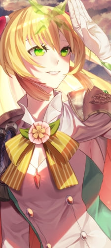 手をかざすデスティーナ / エピックセブンのAndroid用のスマホ壁紙