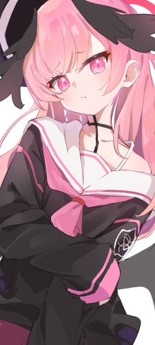 腕組みする可愛い下江コハル / ブルーアーカイブのAndroid用のスマホ壁紙